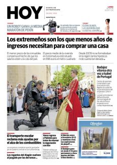 BADAJOZ VITOREA OTRA VEZ A ISABEL DE PORTUGAL