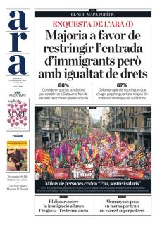 MAJORIA A FAVOR DE RESTRINGIR L’ENTRADA D’IMMIGRANTS PERÒ AMB IGUALTAT DE DRETS