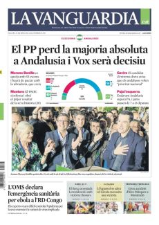 EL PP PERD LA MAJORIA ABSOLUTA A ANDALUSIA I VOX SERÀ DECISIU