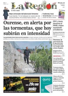 OURENSE, EN ALERTA POR LAS TORMENTAS, QUE HOY SUBIRÁN EN INTENSIDAD